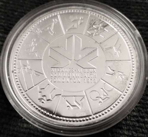 Canada Silver $1 - 1978 Commonwealth Games, Edmonton.