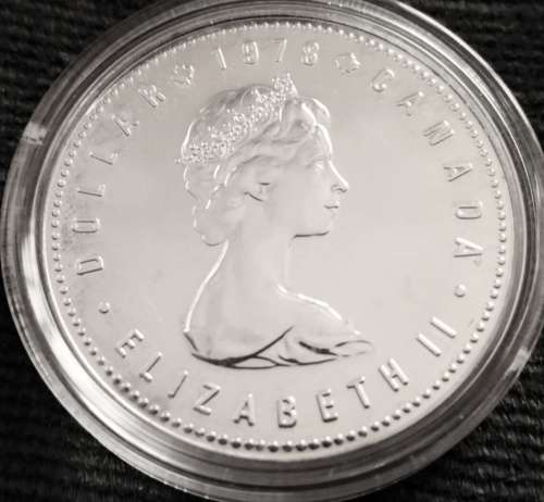 Canada Silver $1 - 1978 Commonwealth Games, Edmonton.