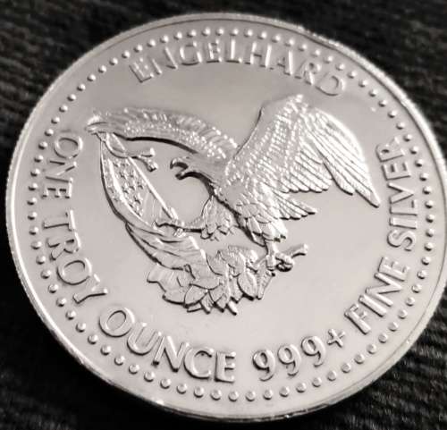 Engelhard Silver 1oz Everest bullion coin