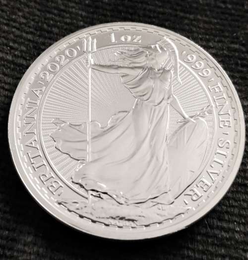UK 2020 Britannia Silver 1oz bullion