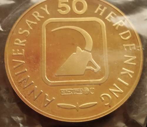 Gold glad Silver Fish Eagle Wildlife Society 50th Anniversary