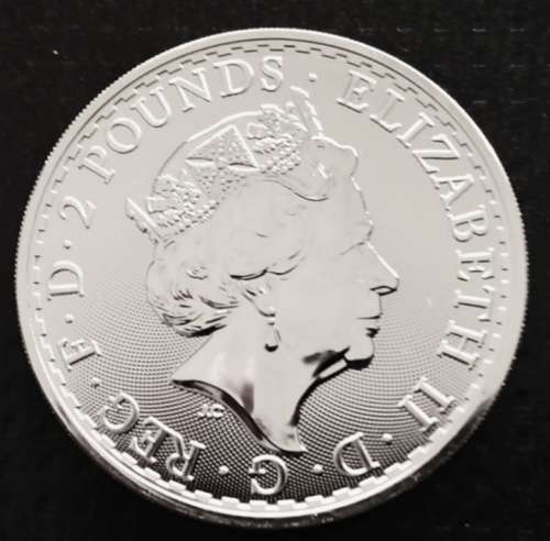 UK 2020 £2 Britannia Silver 1oz bullion coin