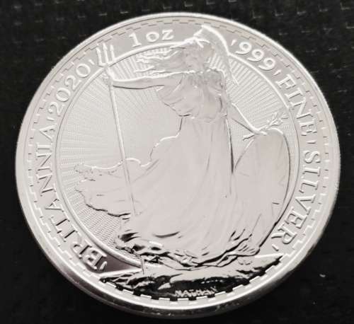 UK 2020 £2 Britannia Silver 1oz bullion coin