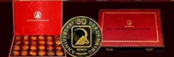 Gold clad Silver Crocodile Wildlife Society 50th Anniversary