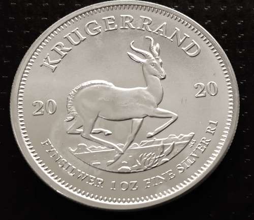 2020 Silver Krugerrand, 1oz pure silver.