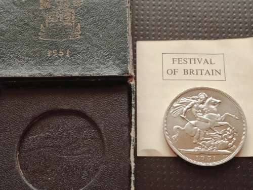 1951 UK proof-like Festival of Britain 5' Crown