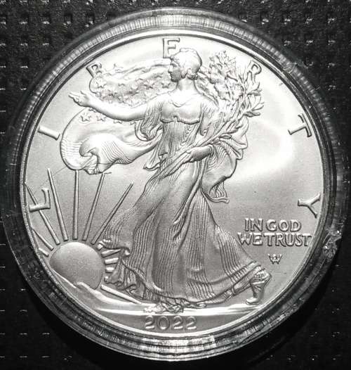 2022 USA Silver Eagle type 2, 1oz pure silver