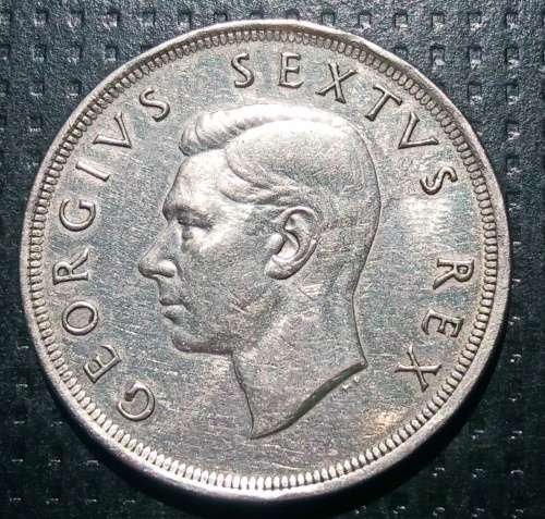 1952 Union Silver Five Shillings