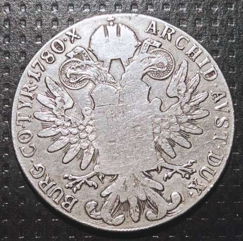 1780 Silver Maria Theresia Thaler