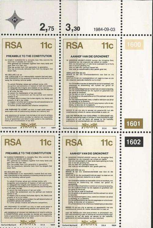 South Africa control block