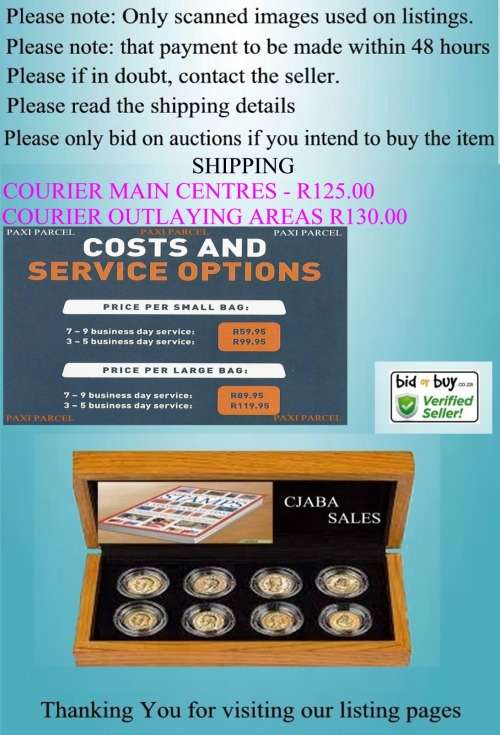 BARGAIN. South Africa Union 1947 set Pennies from A/UNC TO UNC