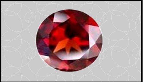 Stunning Garnet Round cut 1.75 cts