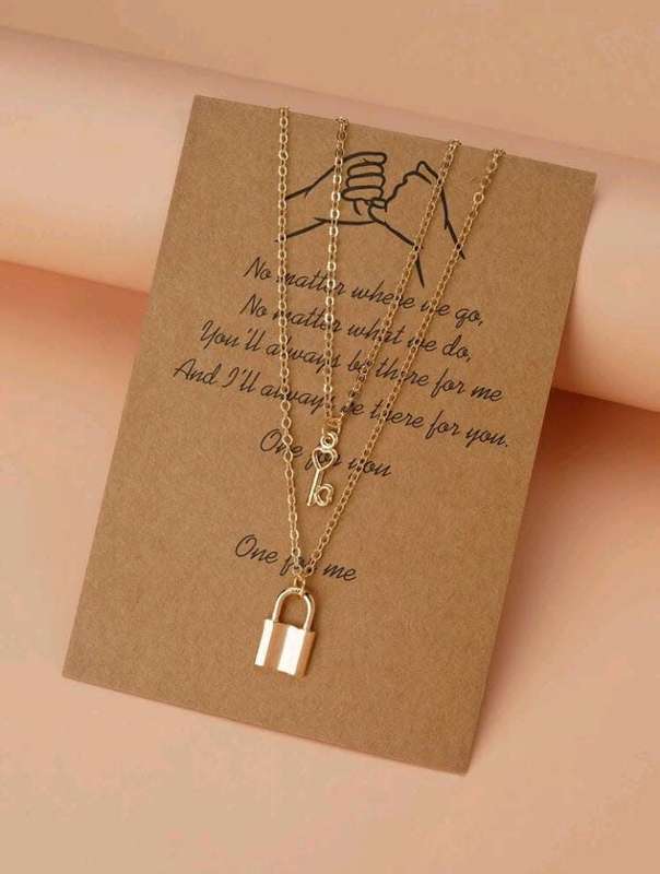 LOCK AND KEY NECKLACE