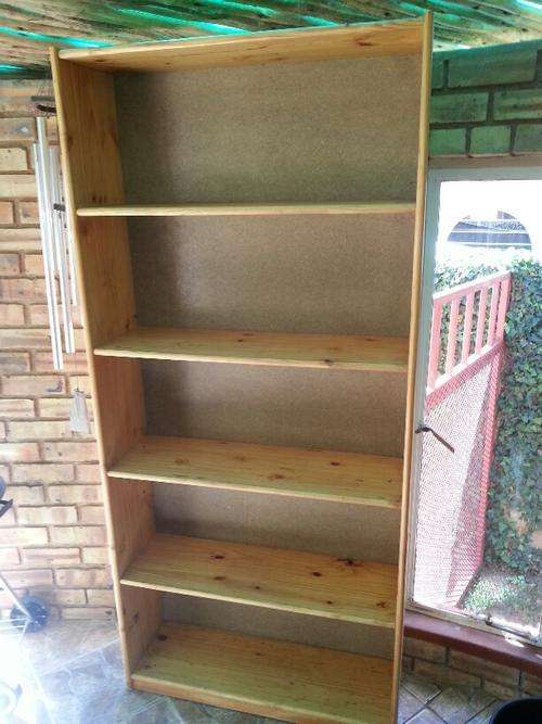 PINE  FIVE SHELF BOOKCASE