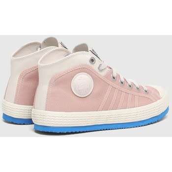 Diesel High-Top Sneakers in Canvas S-Yuk MC W-Pink