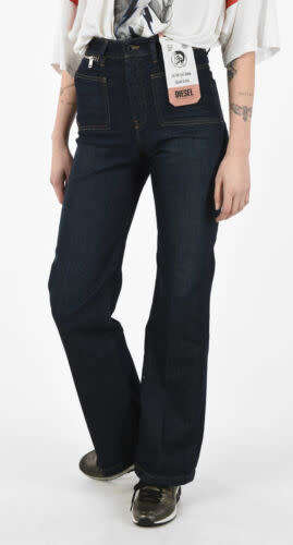Diesel High-Waist D-Pending Palazzo Jean