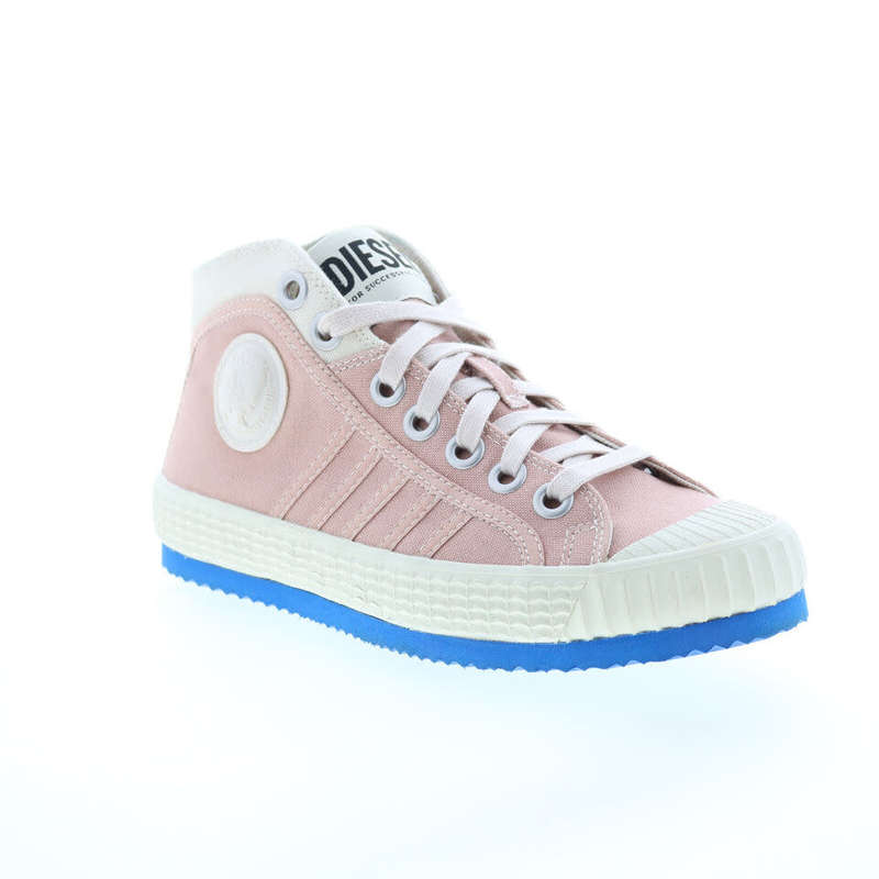 Diesel High-Top Sneakers in Canvas S-Yuk MC W-Pink
