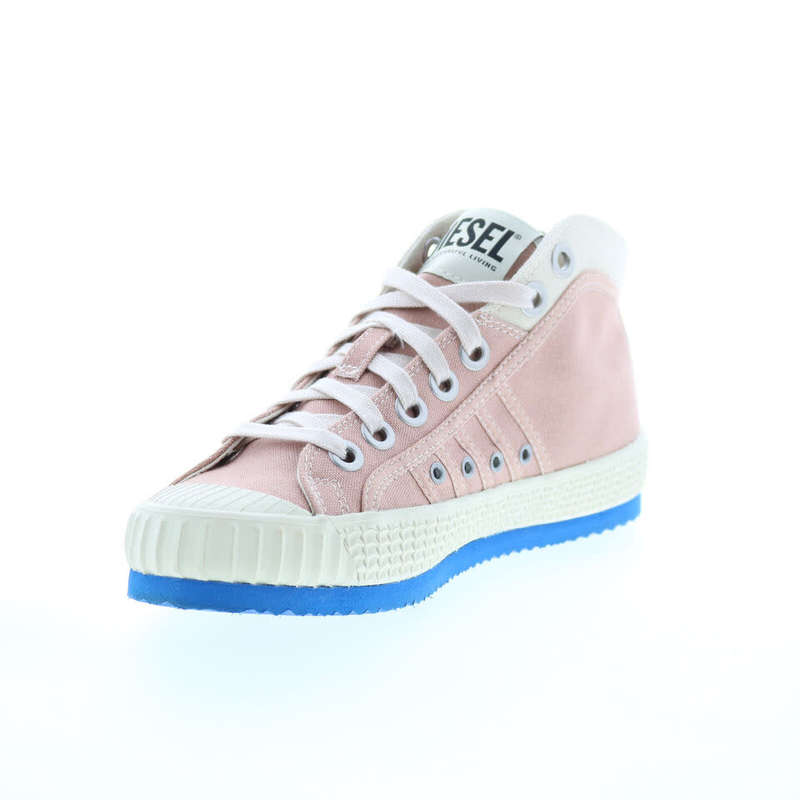 Diesel High-Top Sneakers in Canvas S-Yuk MC W-Pink