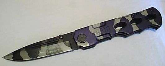 COLUMBIA SCORPION KING CAMOUFLAGE KNIFE