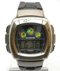 -DIAMONDA MENS DIGITAL WATCH-