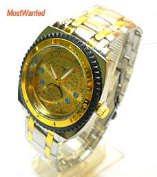 -Mens two toned TEC WATCH-