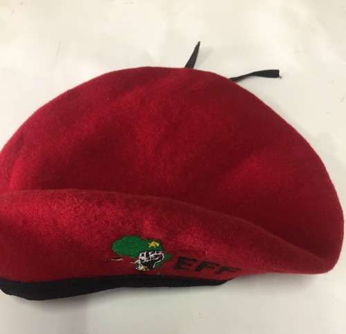 Authentic red EFF Beret