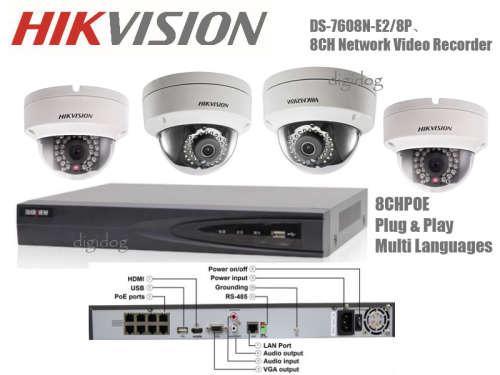 Hikvision 16CH + 6 x 2MP cameras (Not in original box)