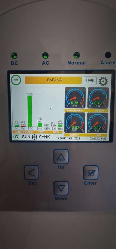 Sunsynk 8 KW inverter - used for 2 years