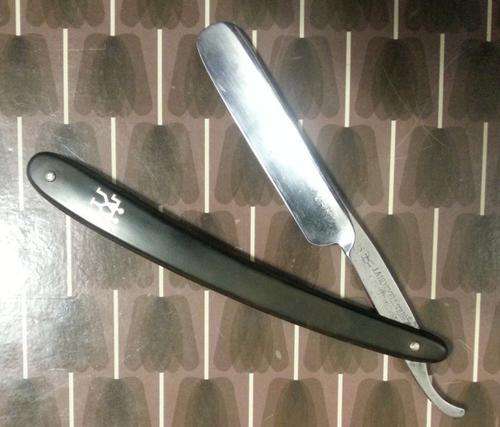 Henckels 50 1-2 straight razor with Shaving Soap and Brush