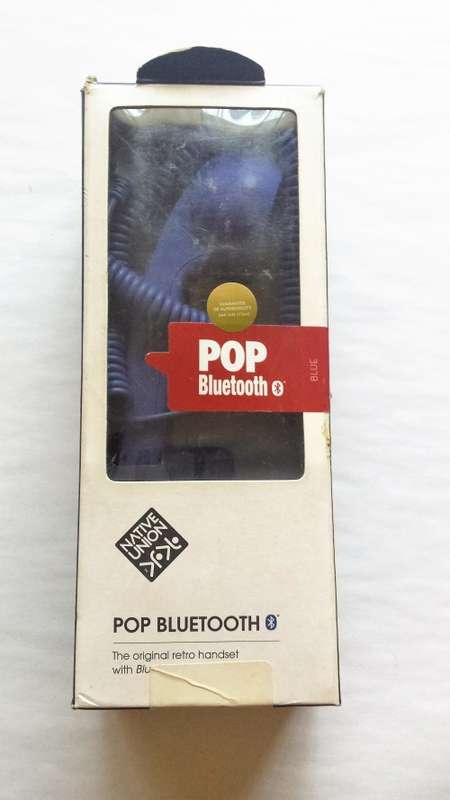 Native Union, Pop Bluetooth, the original retro handset with bluetooth, blue