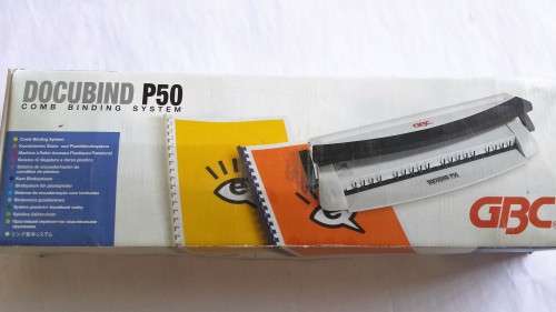 GBC Docubind P50, Comb Binding System/Punch