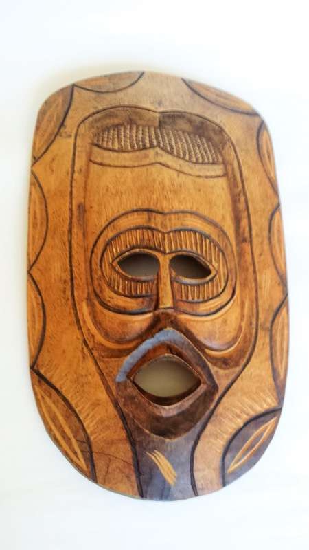 African Mask, Hand Carved