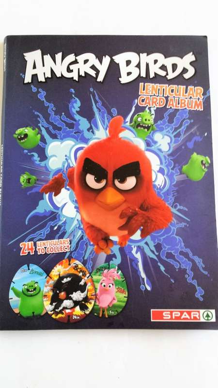 Angry Birds Lenticular Card Album, Spar, Complete Collection