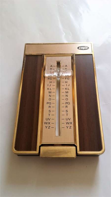 Vintage Telephone List Finder, TY600, Tel.no./Address Book, Eagle