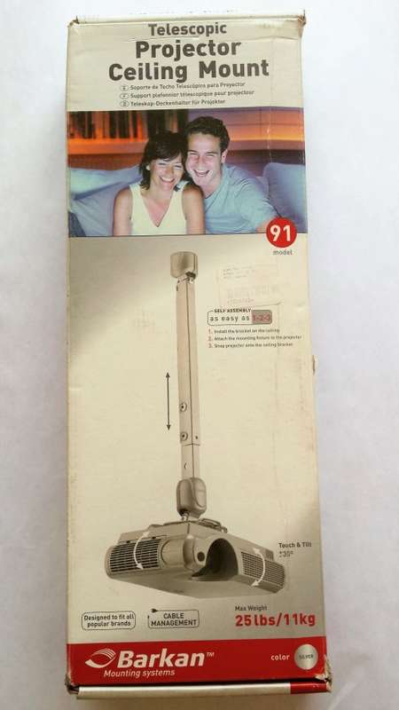 Projector Ceiling Mount, Telescopic, Barkan