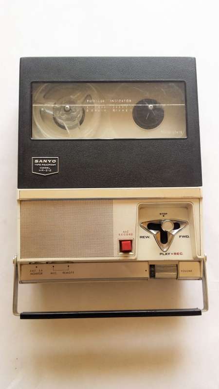 Vintage Sanyo Reel to Reel Tape Recorder, MR-212