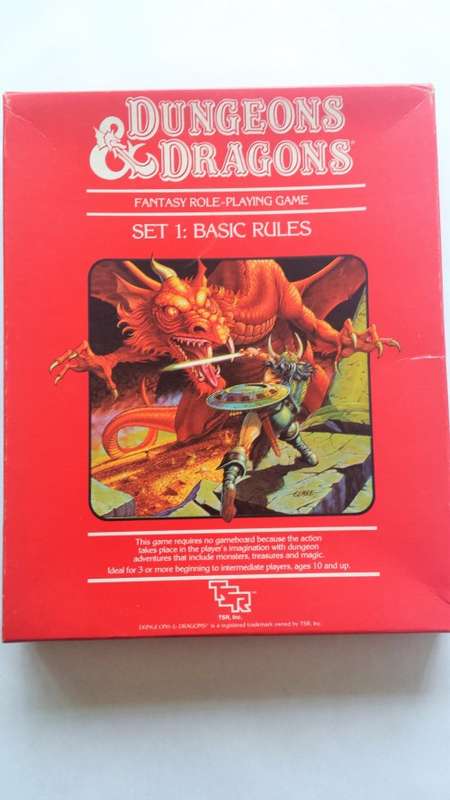 Dungeons & Dragons, Set 1: Basic Rules, Fantasy Role-Playing Game, TSR
