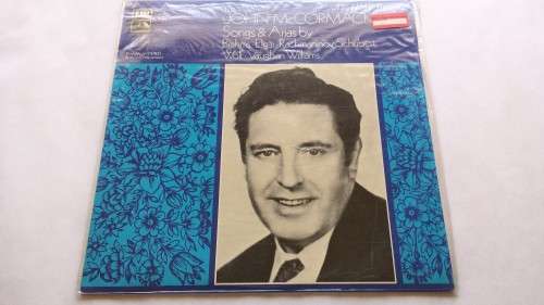 John McCormack, songs & arias by Brahms, Elgar, Rachmaninov, Schubert, Wolf, Vaughan Williams, LP