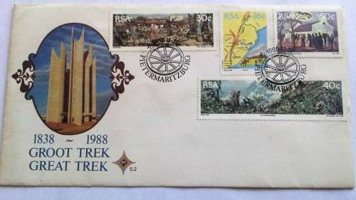Special Postage Stamps Commemorating the Great Trek: 1838 - 1988