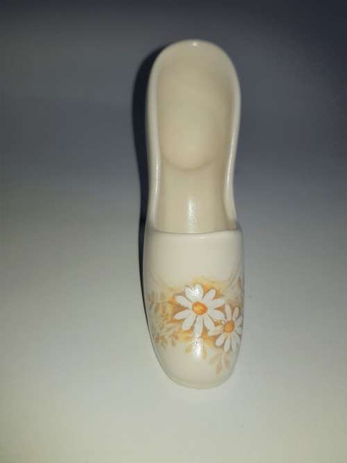 Porcelain Stiletto Shoe, Floral Design