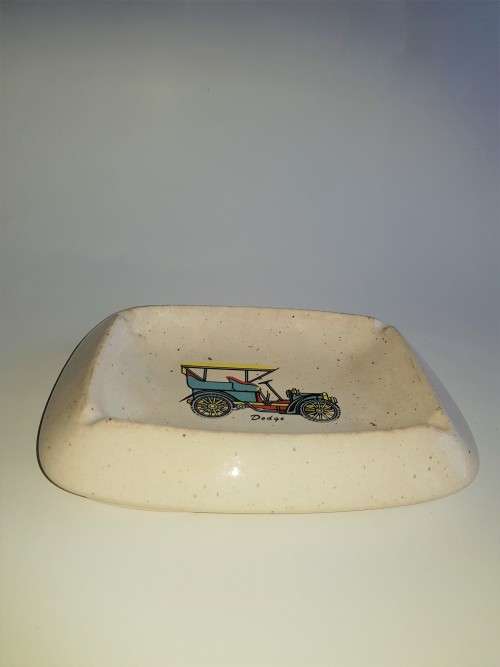 Porcelain Ashtray, Car Theme