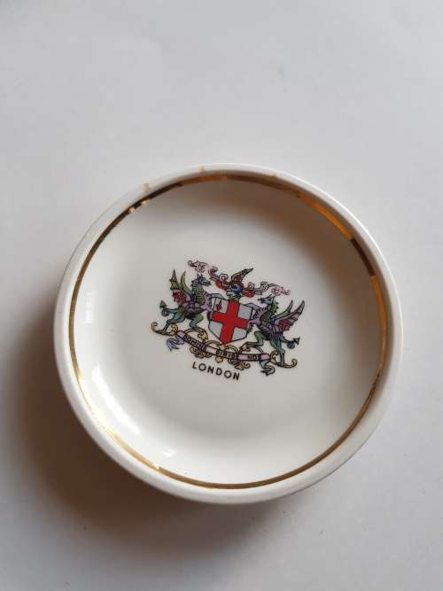 Miniature Porcelain Plate, London, Foreign
