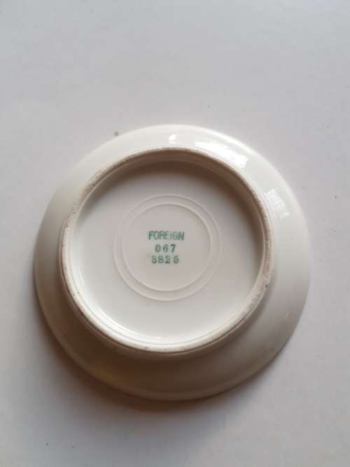 Miniature Porcelain Plate, London, Foreign