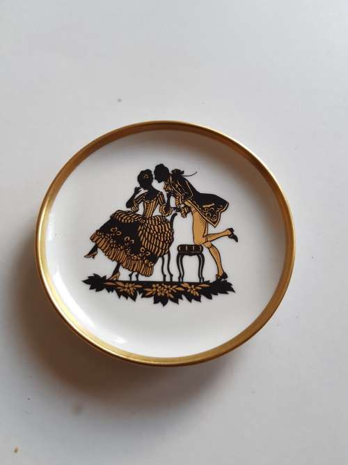 Miniature Porcelain Plate, Kaiser, W. Germany