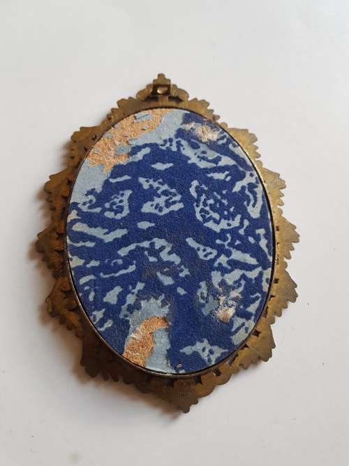 Vintage Metal Picture Frame, Made in Italy