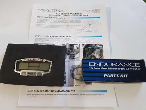 Endurance 18 Function Motorcycle Computer Trail Tech
