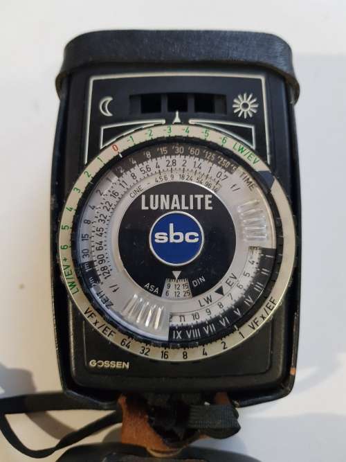 Gossen Lunalite, sbc, Light Meter with Case