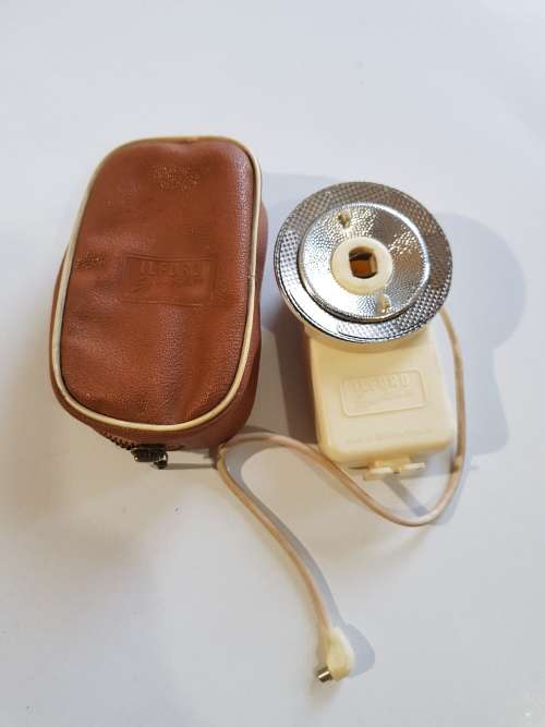 Vintage Ilford Sportslite, Flash with Case