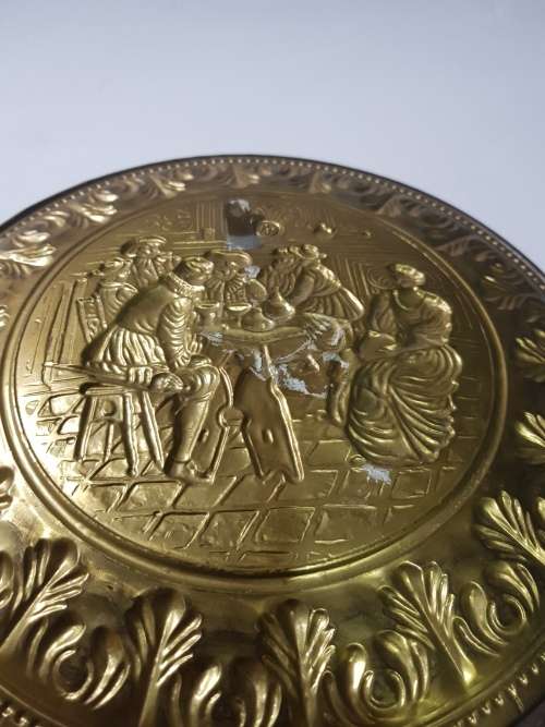 Brass Wallplate, Pub Theme, D - 29.5cm