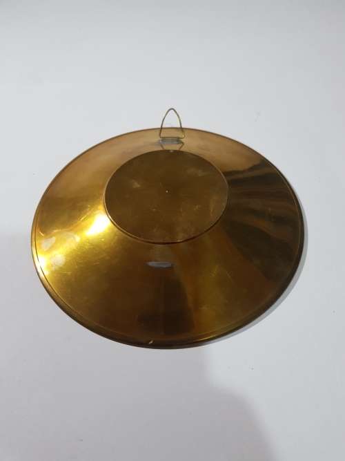 Brass Wallplate, Intricate Design, D - 20cm